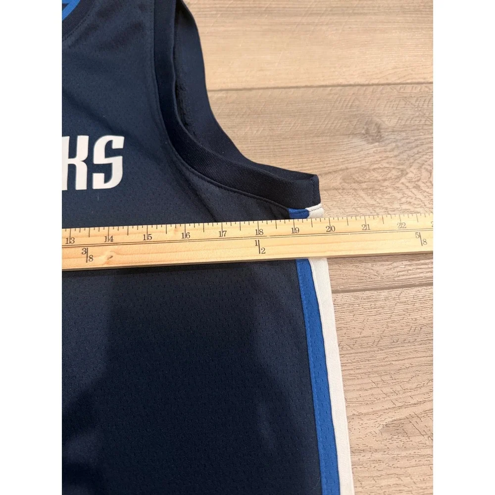 Nike Dallas Mavericks Luka Doncic 77 Swingman Jersey Navy Blue Mens Large L